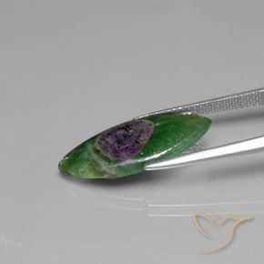 Rubí en fucsita Multicolor natural de 5.08 ct, Marquesa, Translúcido