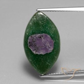 10.32ct Natural Multicolor Rubí en fucsita, Marquesa, Translúcido