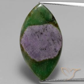 11.36ct Natural Multicolor Rubí en fucsita, Marquesa, Translúcido