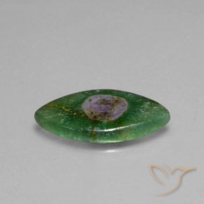 Rubí en fucsita Multicolor natural de 5.08 ct, Marquesa, Translúcido