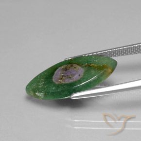 Rubí en fucsita Multicolor natural de 5.08 ct, Marquesa, Translúcido