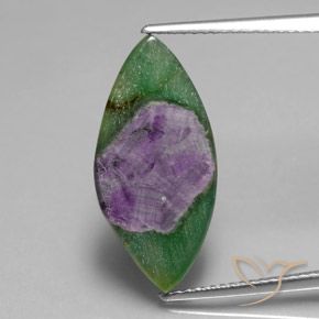 6.28ct Natural Multicolor Rubí en fucsita, Marquesa, Translúcido