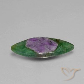 Rubí en fucsita Multicolor natural de 6.28 ct, Marquesa, Translúcido