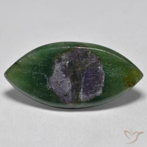 8.39ct Natural Multicolor Rubí en fucsita, Marquesa, Translúcido