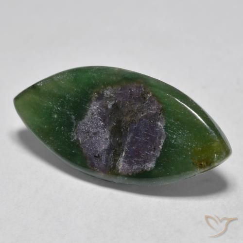 Rubí en fucsita Multicolor natural de 8.39 ct, Marquesa, Translúcido