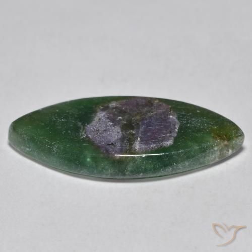 Rubí en fucsita Multicolor natural de 8.39 ct, Marquesa, Translúcido