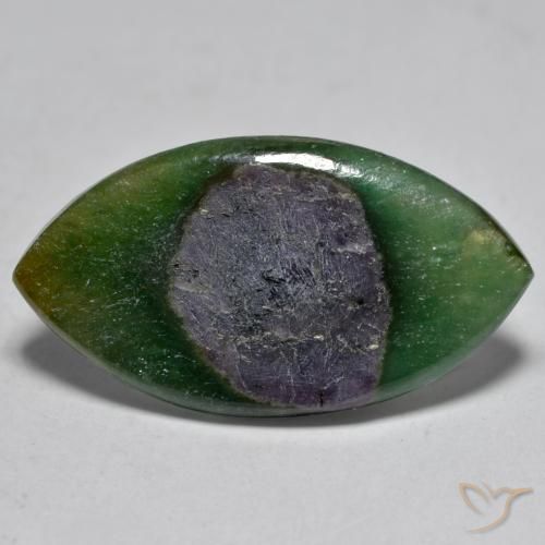 7.95ct Natural Multicolor Rubí en fucsita, Marquesa, Translúcido