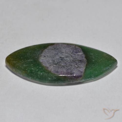 Rubí en fucsita Multicolor natural de 7.95 ct, Marquesa, Translúcido