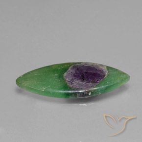 Rubí en fucsita Multicolor natural de 4.33 ct, Marquesa, Translúcido
