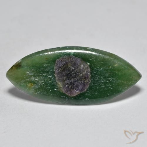 5.84ct Natural Multicolor Rubí en fucsita, Marquesa, Translúcido