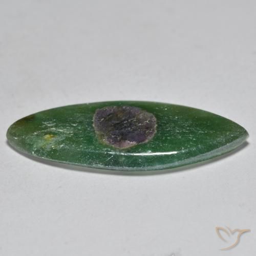 Rubí en fucsita Multicolor natural de 5.84 ct, Marquesa, Translúcido