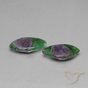 Gemas de Rubí en fucsita Multicolor natural de 5.71 ct, Marquesa, Translúcido