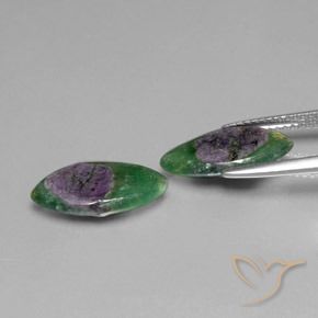 Gemas de Rubí en fucsita Multicolor natural de 5.71 ct, Marquesa, Translúcido