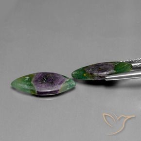 Gemas de Rubí en fucsita Multicolor natural de 7.59 ct, Marquesa, Translúcido