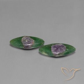 Gemas de Rubí en fucsita Multicolor natural de 7.34 ct, Marquesa, Translúcido