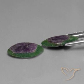 Gemas de Rubí en fucsita Multicolor natural de 5.76 ct, Marquesa, Translúcido