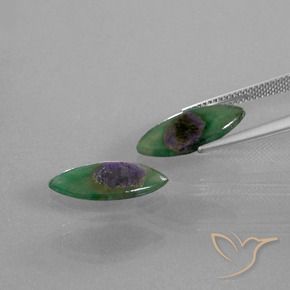 Gemas de Rubí en fucsita Multicolor natural de 6.02 ct, Marquesa, Translúcido