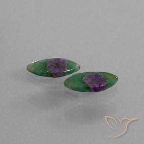 Gemas de Rubí en fucsita Multicolor natural de 6.45 ct, Marquesa, Translúcido