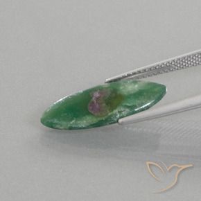 Rubí en fucsita Multicolor natural de 3.31 ct, Marquesa, Translúcido