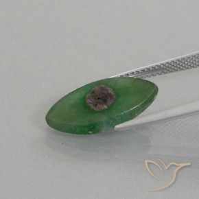 Rubí en fucsita Multicolor natural de 3.90 ct, Marquesa, Translúcido
