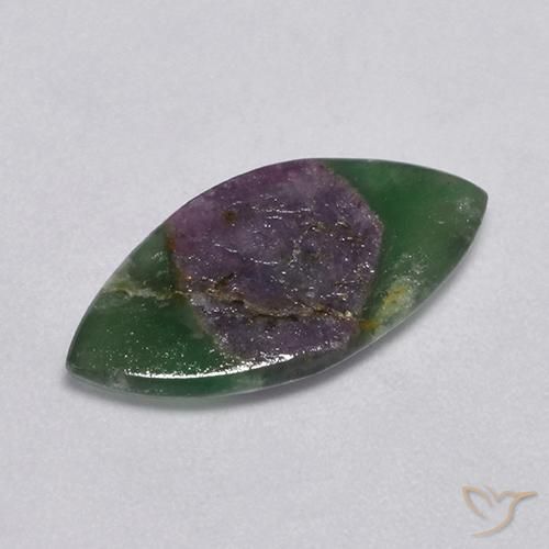 4.54ct Natural Multicolor Rubí en fucsita, Marquesa, Translúcido