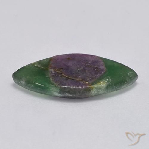 Rubí en fucsita Multicolor natural de 4.54 ct, Marquesa, Translúcido