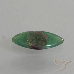 Rubí en fucsita Multicolor natural de 4.95 ct, Marquesa, Translúcido