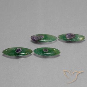 Gemas de Rubí en fucsita Multicolor natural de 9.07 ct, Marquesa, Translúcido