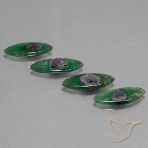 Gemas de Rubí en fucsita Multicolor natural de 10.77 ct, Marquesa, Translúcido