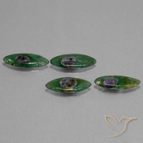 Gemas de Rubí en fucsita Multicolor natural de 12.02 ct, Marquesa, Translúcido