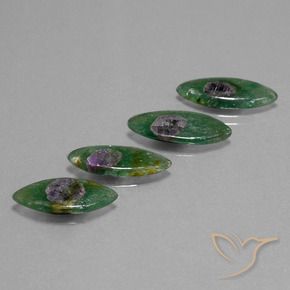 Gemas de Rubí en fucsita Multicolor natural de 12.02 ct, Marquesa, Translúcido