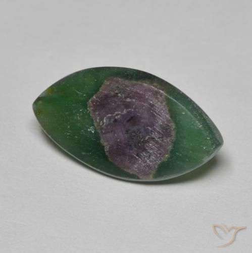 Rubí en fucsita Multicolor natural de 4.91 ct, Marquesa, Translúcido