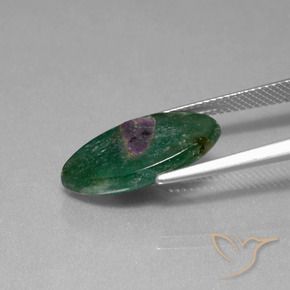 Rubí en fucsita Multicolor natural de 6.08 ct, Marquesa, Translúcido