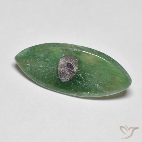 3.87ct Natural Multicolor Rubí en fucsita, Marquesa, Translúcido
