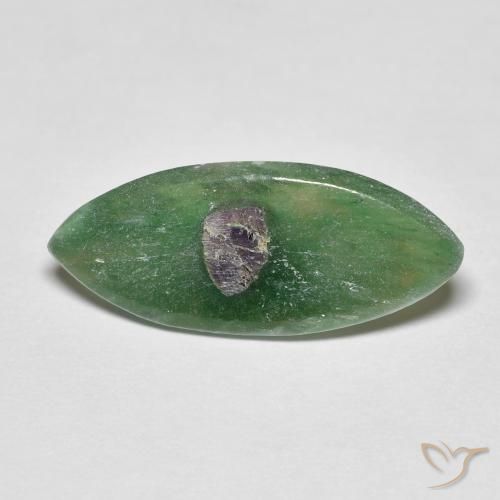 Rubí en fucsita Multicolor natural de 3.87 ct, Marquesa, Translúcido