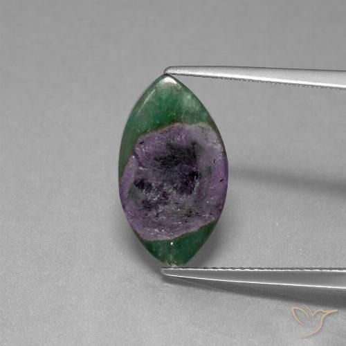 4.70ct Natural Multicolor Rubí en fucsita, Marquesa, Translúcido