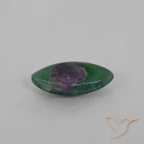 Rubí en fucsita Multicolor natural de 3.62 ct, Marquesa, Translúcido