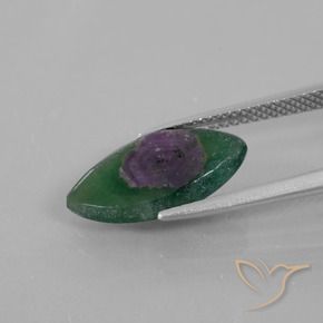 Rubí en fucsita Multicolor natural de 3.62 ct, Marquesa, Translúcido