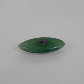 Rubí en fucsita multicolor natural de 1,98 ct, marquesa, translúcido