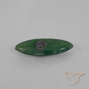 Rubí en fucsita Multicolor natural de 3.00 ct, Marquesa, Translúcido
