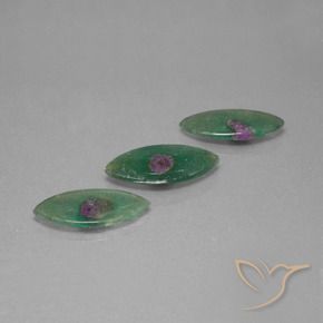 Gemas de Rubí en fucsita Multicolor natural de 5.48 ct, Marquesa, Transparente