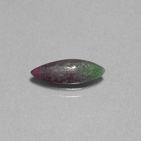 Rubí-Zoisita Multicolor natural de 1.68 ct, Marquesa, Opaco
