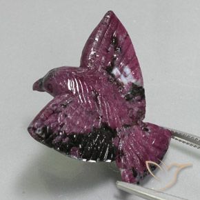 Rubí-Zoisita Púrpura Boysen natural de 41.11 ct, Elegante, Opaco