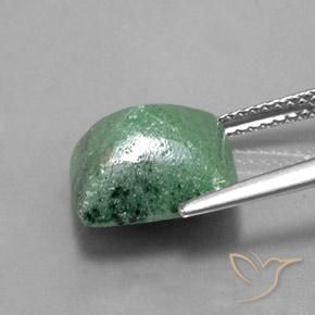 Rubí-Zoisita Multicolor natural de 5.96 ct, Corte Baguette, Opaco