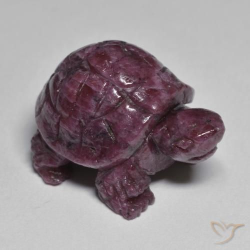 Rubí-Zoisita Púrpura rojo frambuesa natural de 39.48 ct, Elegante, Opaco