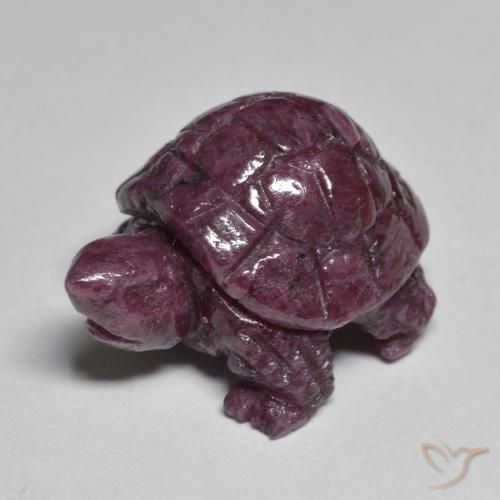 Rubí-Zoisita Rojo frambuesa natural de 28.03 ct, Elegante, Opaco