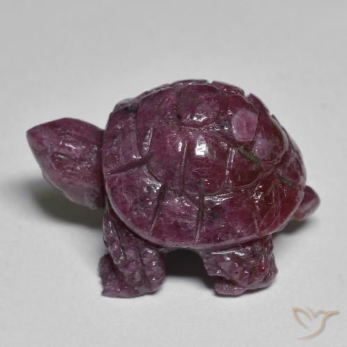 Rubí-Zoisita Rojo frambuesa natural de 28.03 ct, Elegante, Opaco
