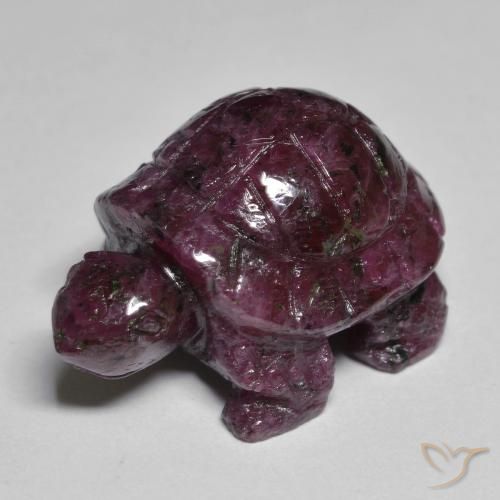Rubí-Zoisita Rojo púrpura intenso natural de 41.62 ct, Elegante, Opaco