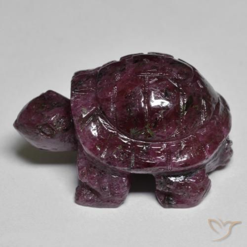 Rubí-Zoisita Rojo púrpura intenso natural de 41.62 ct, Elegante, Opaco