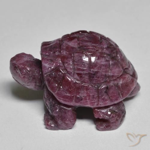 Rubí-Zoisita Rojo frambuesa natural de 34.42 ct, Elegante, Opaco